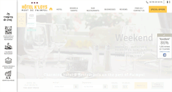 Desktop Screenshot of hotel-kloys.com